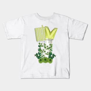 NCT 127/ NCT and WayV Floral Lightstick kpop Kids T-Shirt